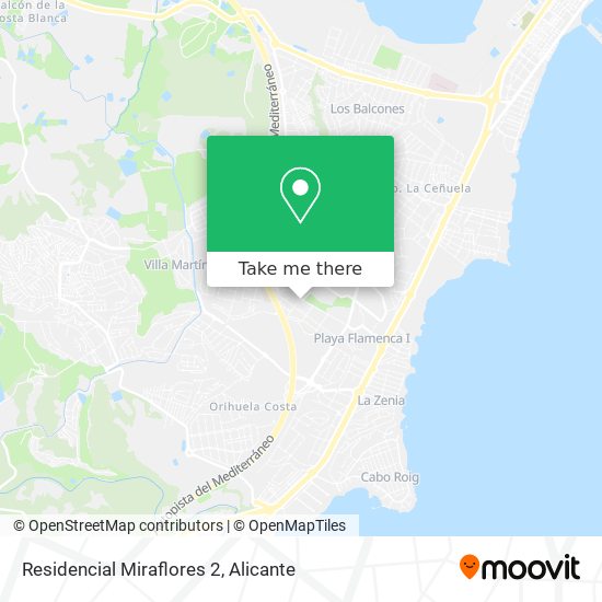 Residencial Miraflores 2 map