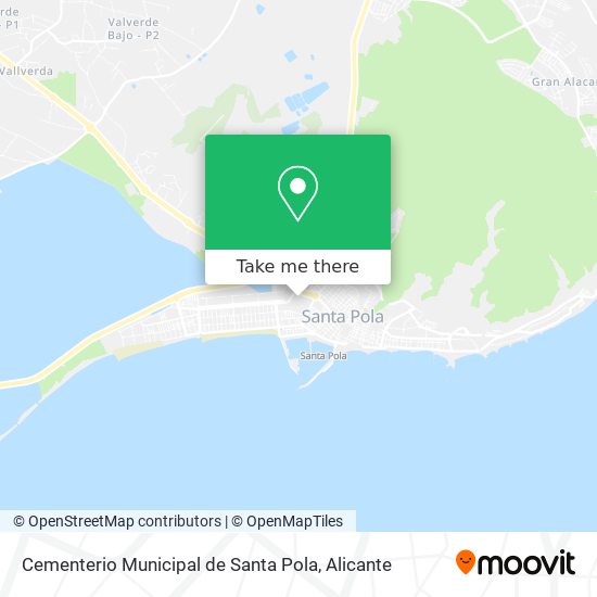 Cementerio Municipal de Santa Pola map