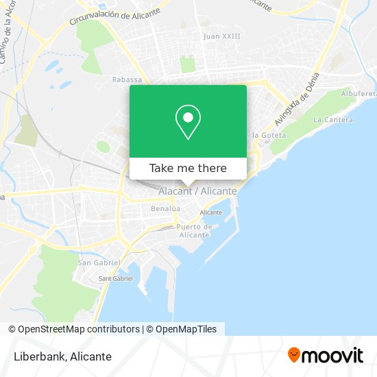 Liberbank map