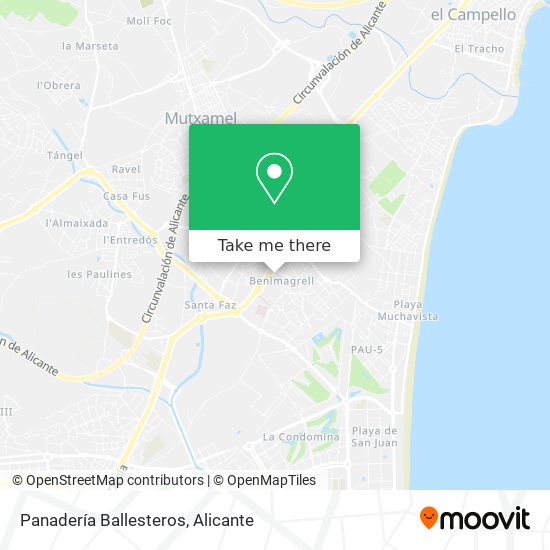 Panadería Ballesteros map