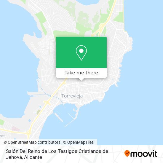 Salón Del Reino de Los Testigos Cristianos de Jehová map