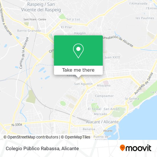 Colegio Público Rabassa map