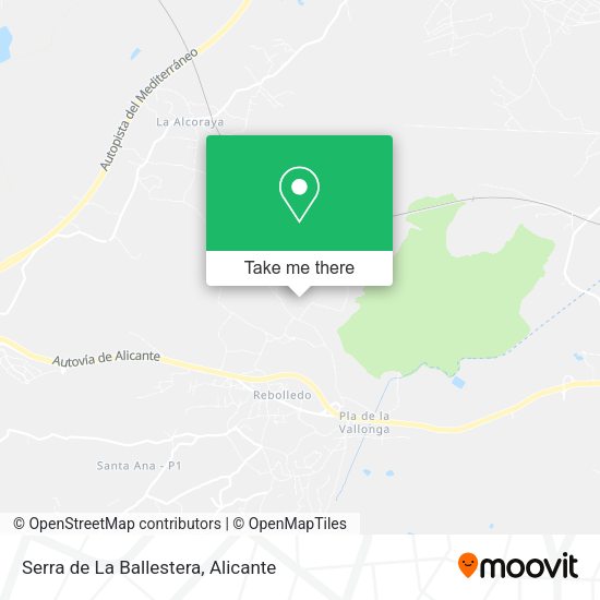 Serra De La Ballestera map