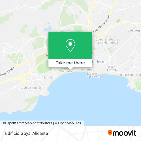 Edificio Goya map