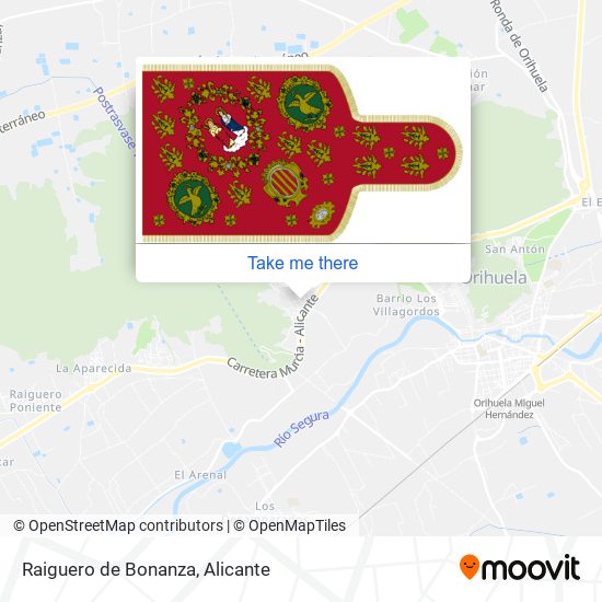 mapa Raiguero de Bonanza