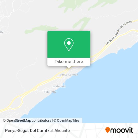 Penya-Segat Del Carritxal map