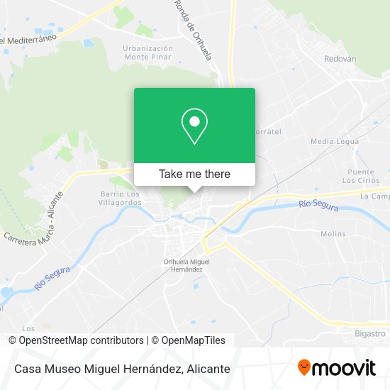 Casa Museo Miguel Hernández map