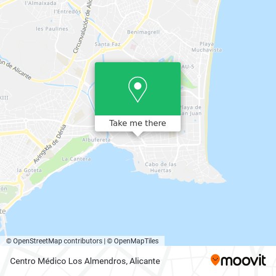 mapa Centro Médico Los Almendros