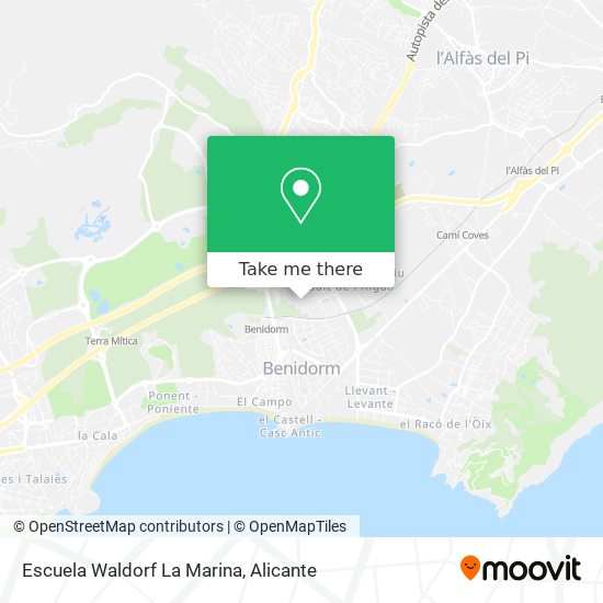 Escuela Waldorf La Marina map