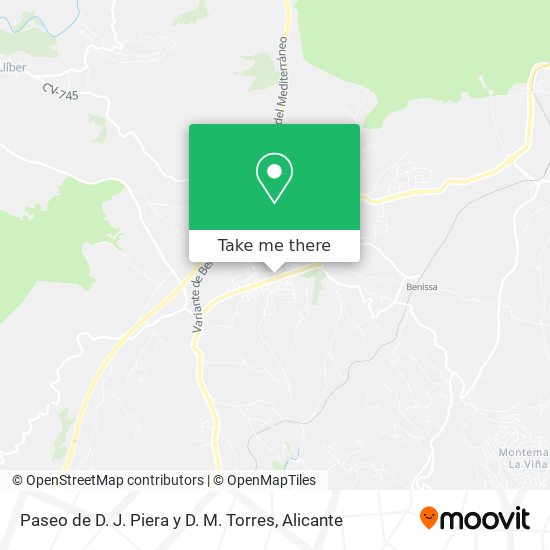 Paseo de D. J. Piera y D. M. Torres map