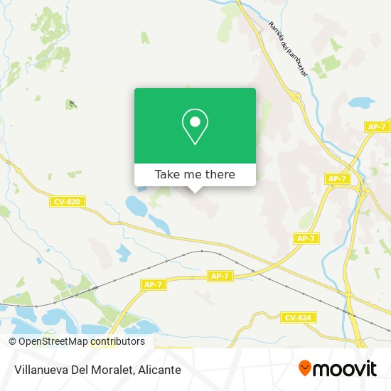 Villanueva Del Moralet map