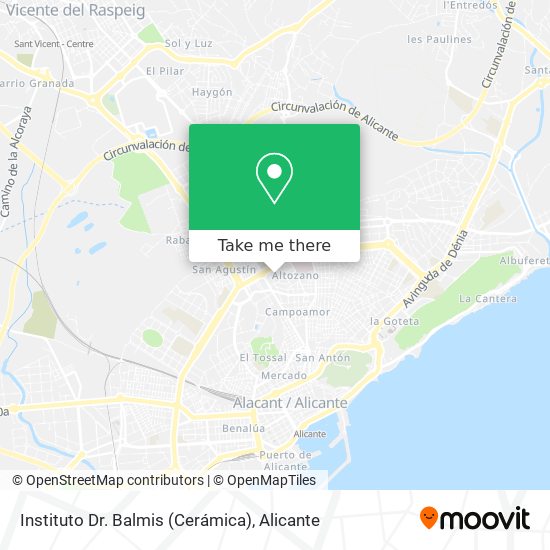 Instituto Dr. Balmis (Cerámica) map