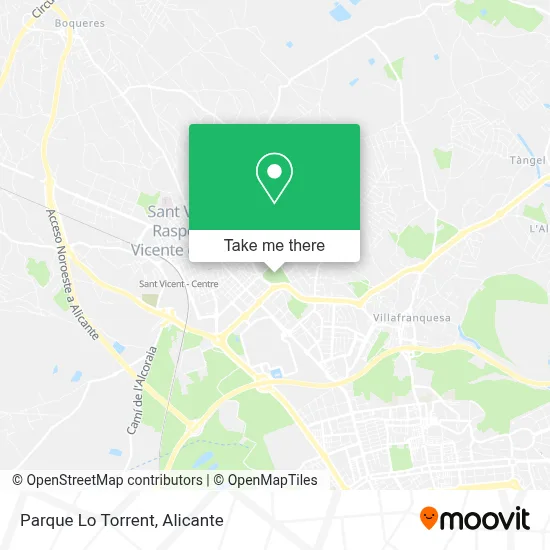 Parque Lo Torrent map