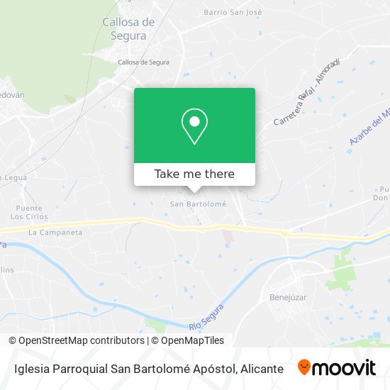 Iglesia Parroquial San Bartolomé Apóstol map