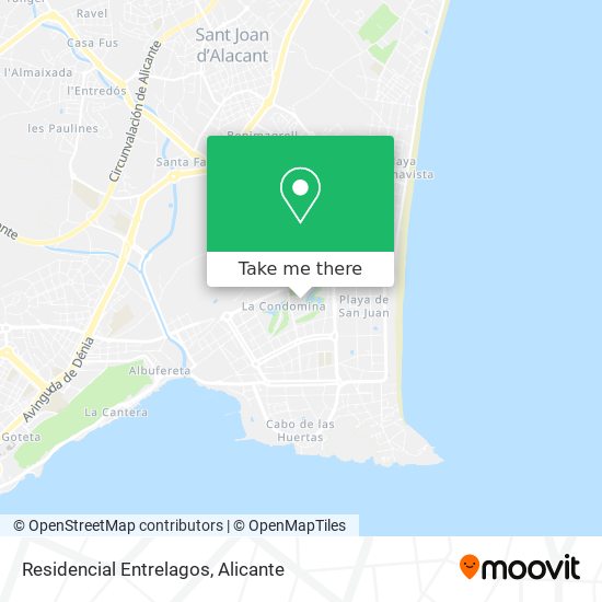 Residencial Entrelagos map