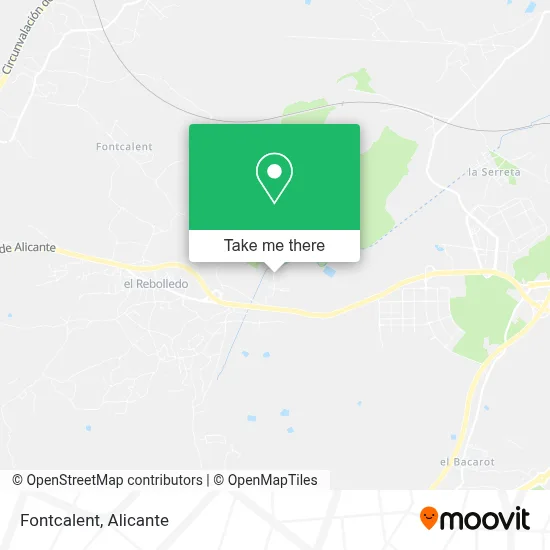 Fontcalent map