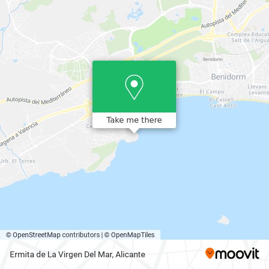 Ermita de La Virgen Del Mar map