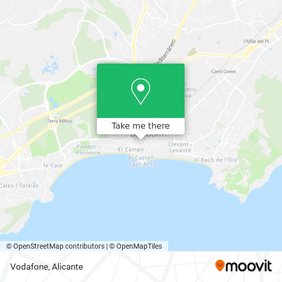 Vodafone map