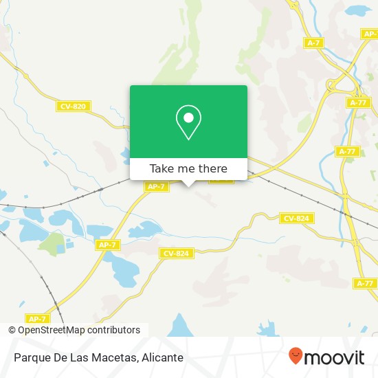 Parque De Las Macetas map