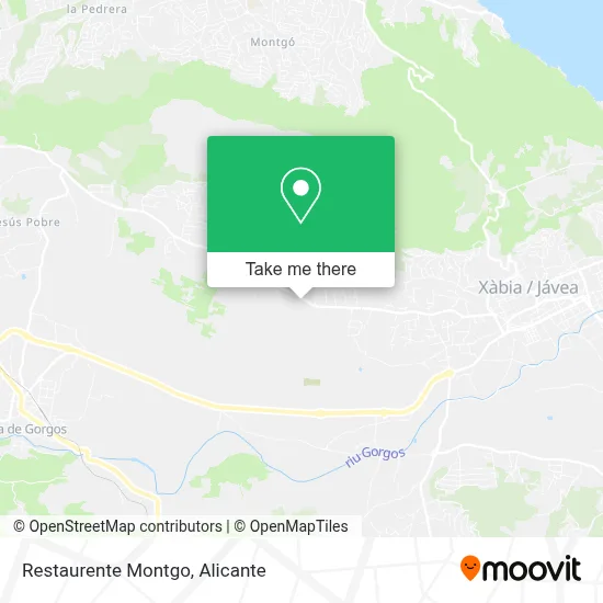Restaurente Montgo map