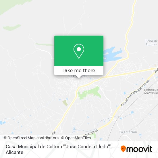 Casa Municipal de Cultura ""José Candela Lledó"" map