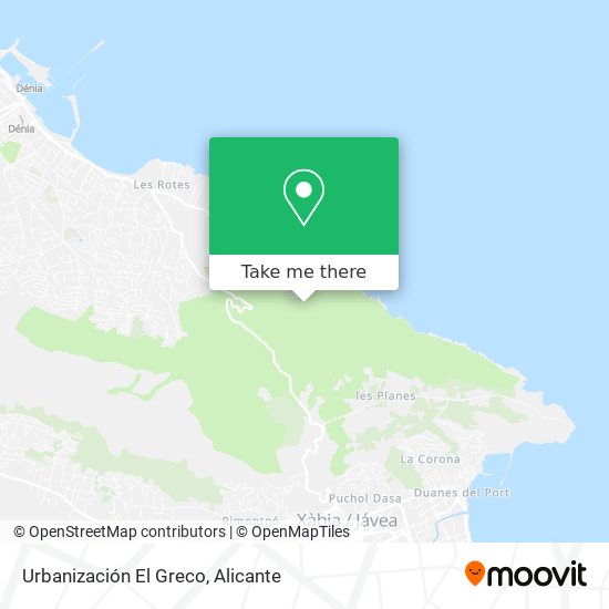Urbanización El Greco map