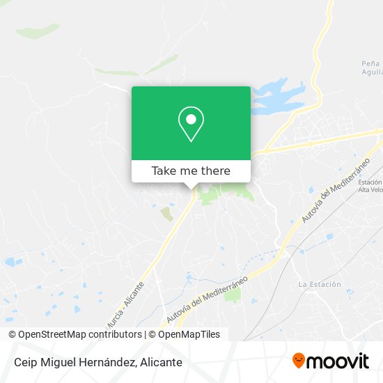 Ceip Miguel Hernández map