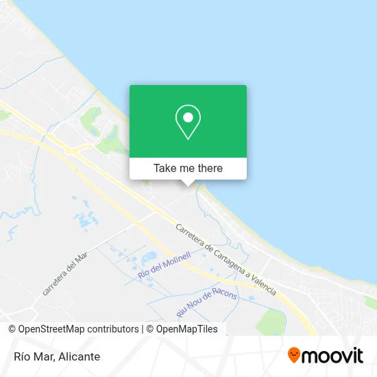 Río Mar map