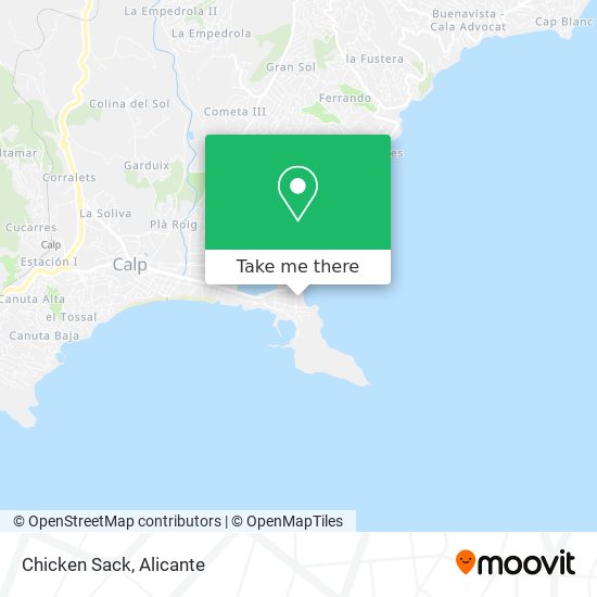 Chicken Sack map