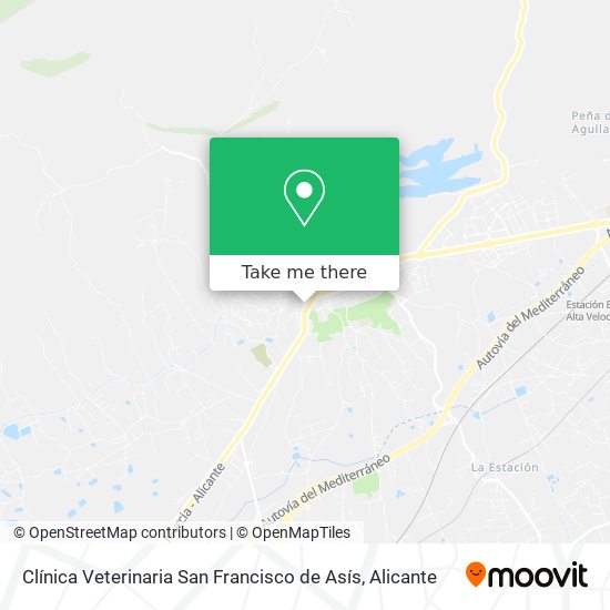 Clínica Veterinaria San Francisco de Asís map