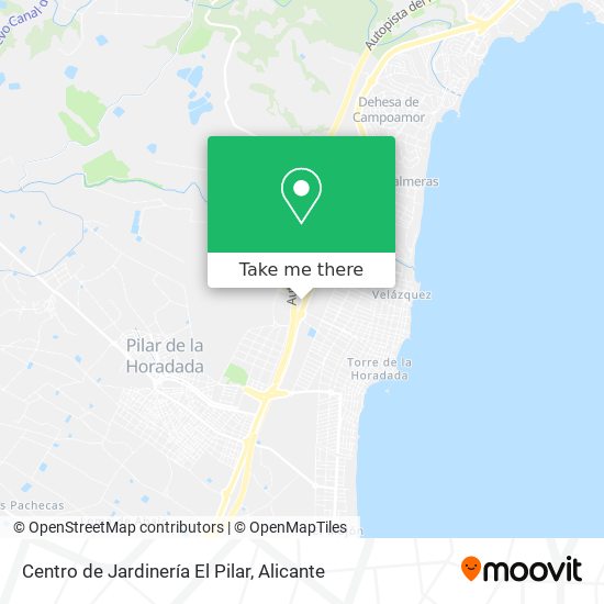 Centro de Jardinería El Pilar map