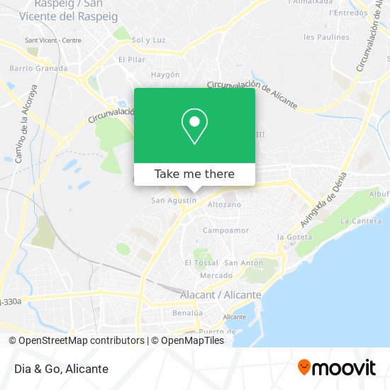 Dia & Go map