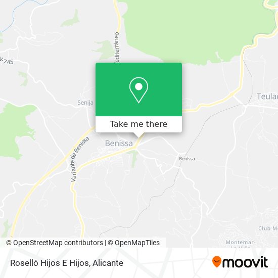 Roselló Hijos E Hijos map
