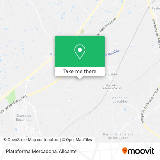 Plataforma Mercadona map