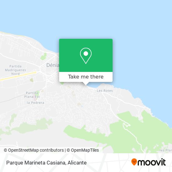 Parque Marineta Casiana map