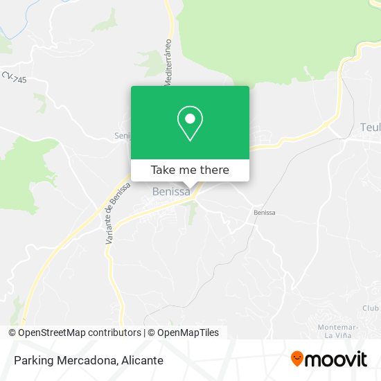 Parking Mercadona map