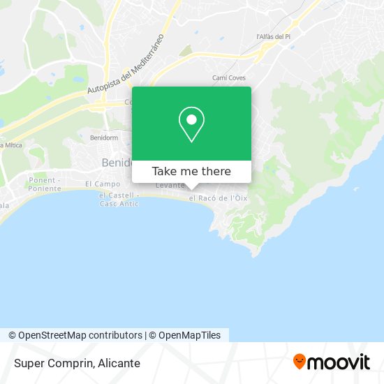 Super Comprin map