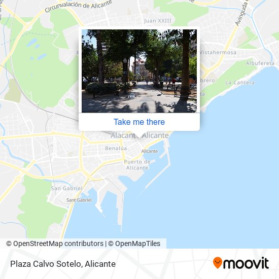 mapa Plaza Calvo Sotelo