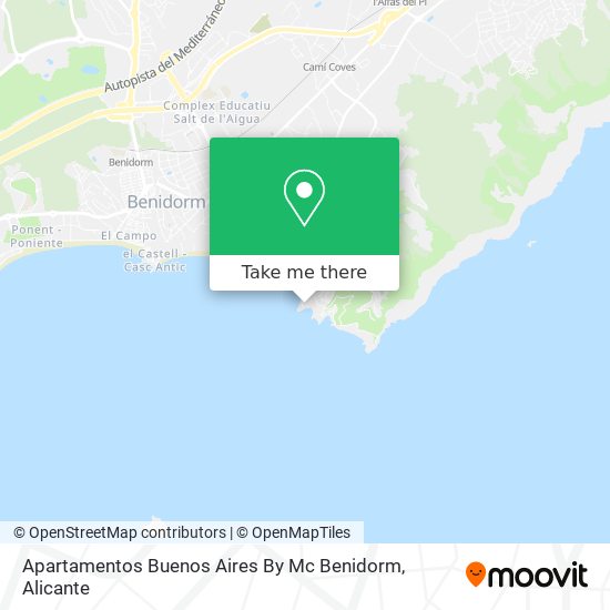 Apartamentos Buenos Aires By Mc Benidorm map