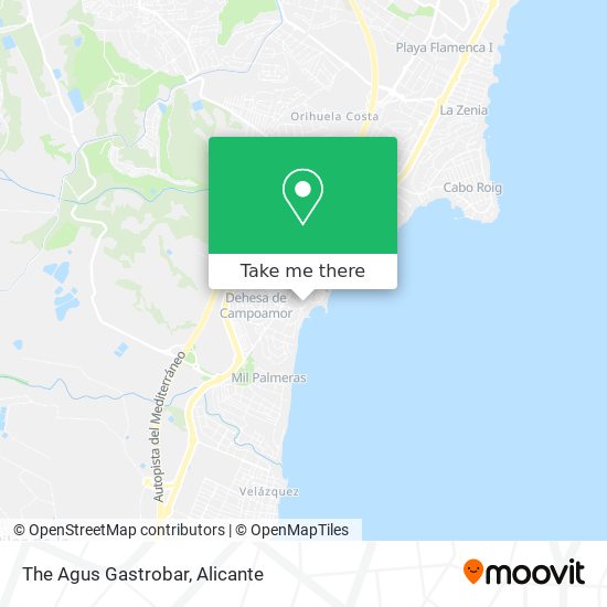 The Agus Gastrobar map