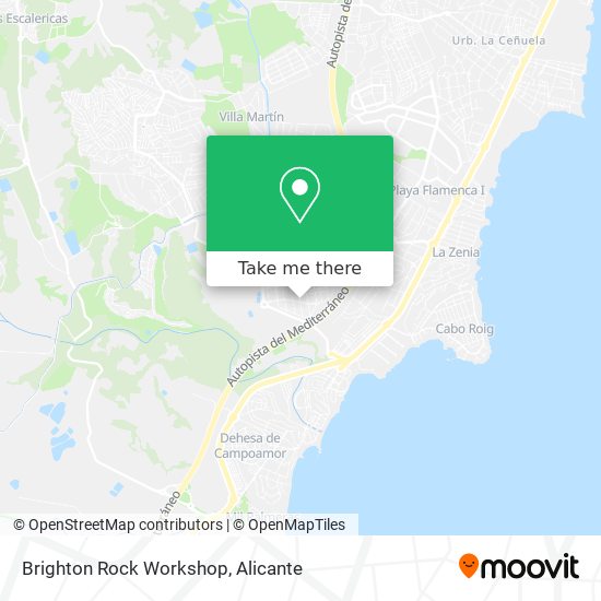 Brighton Rock Workshop map