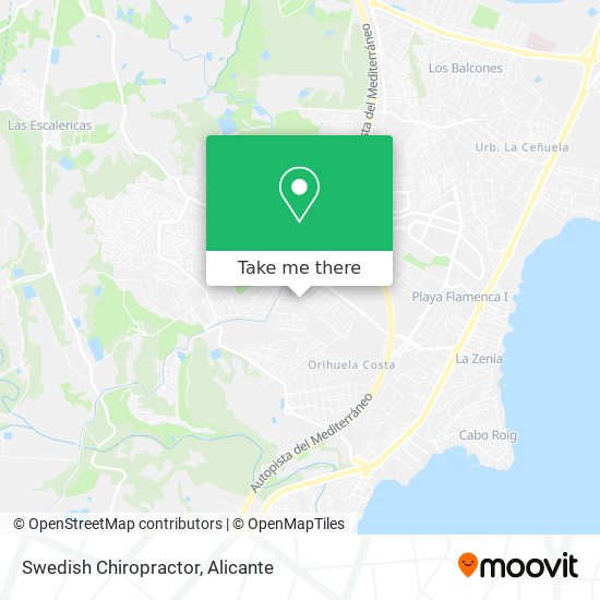 Swedish Chiropractor map