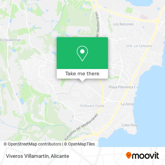 Viveros Villamartín map