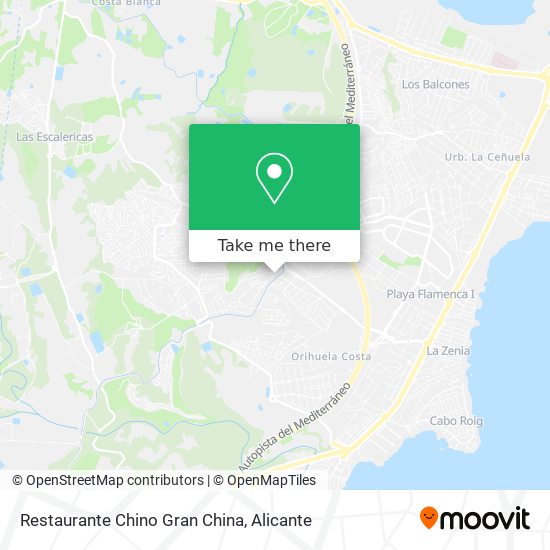 Restaurante Chino Gran China map