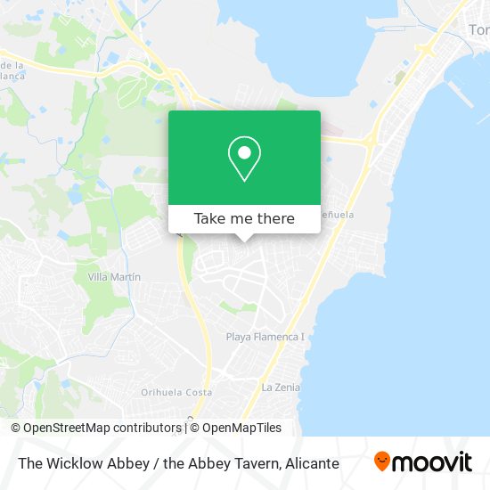 The Wicklow Abbey / the Abbey Tavern map