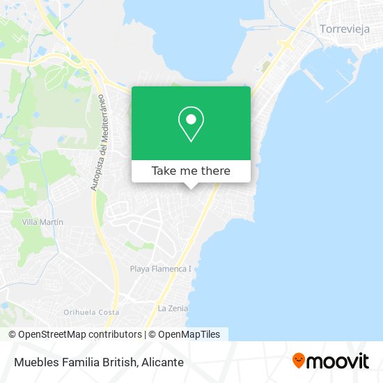 Muebles Familia British map