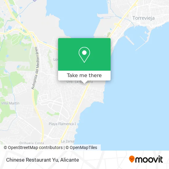 Chinese Restaurant Yu map