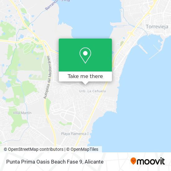 Punta Prima Oasis Beach Fase 9 map