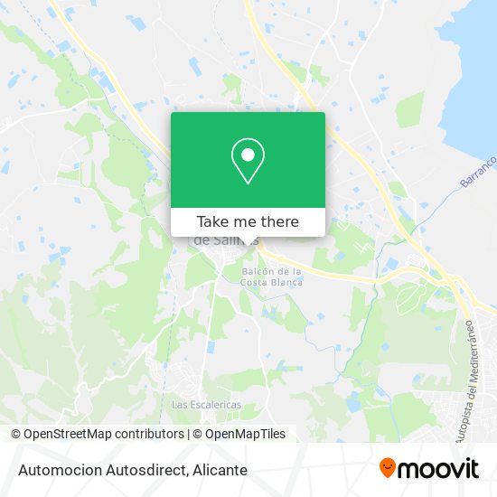 Automocion Autosdirect map