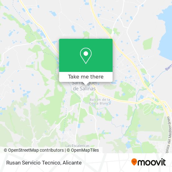 Rusan Servicio Tecnico map